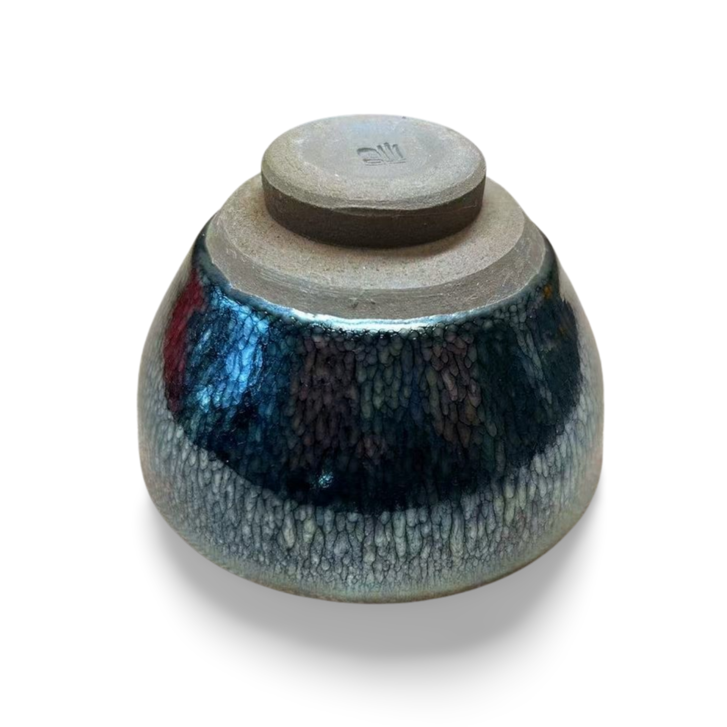 Rare Gold Jian Zhan Teacups with 24K Gold Leaf Accents and Certificate of Exclusivity