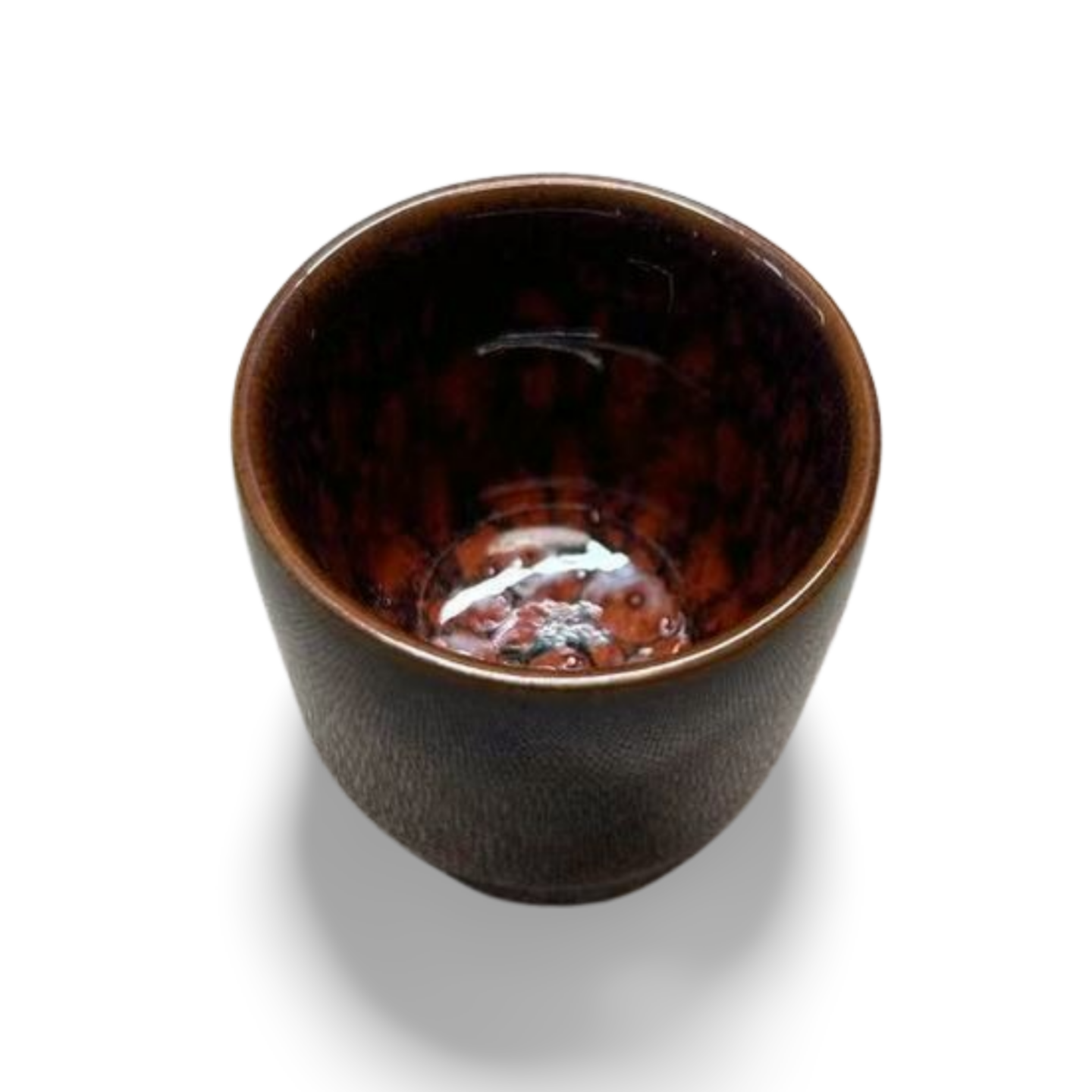 Black Porcelain Jian Zhan Cups with Metallic Shine