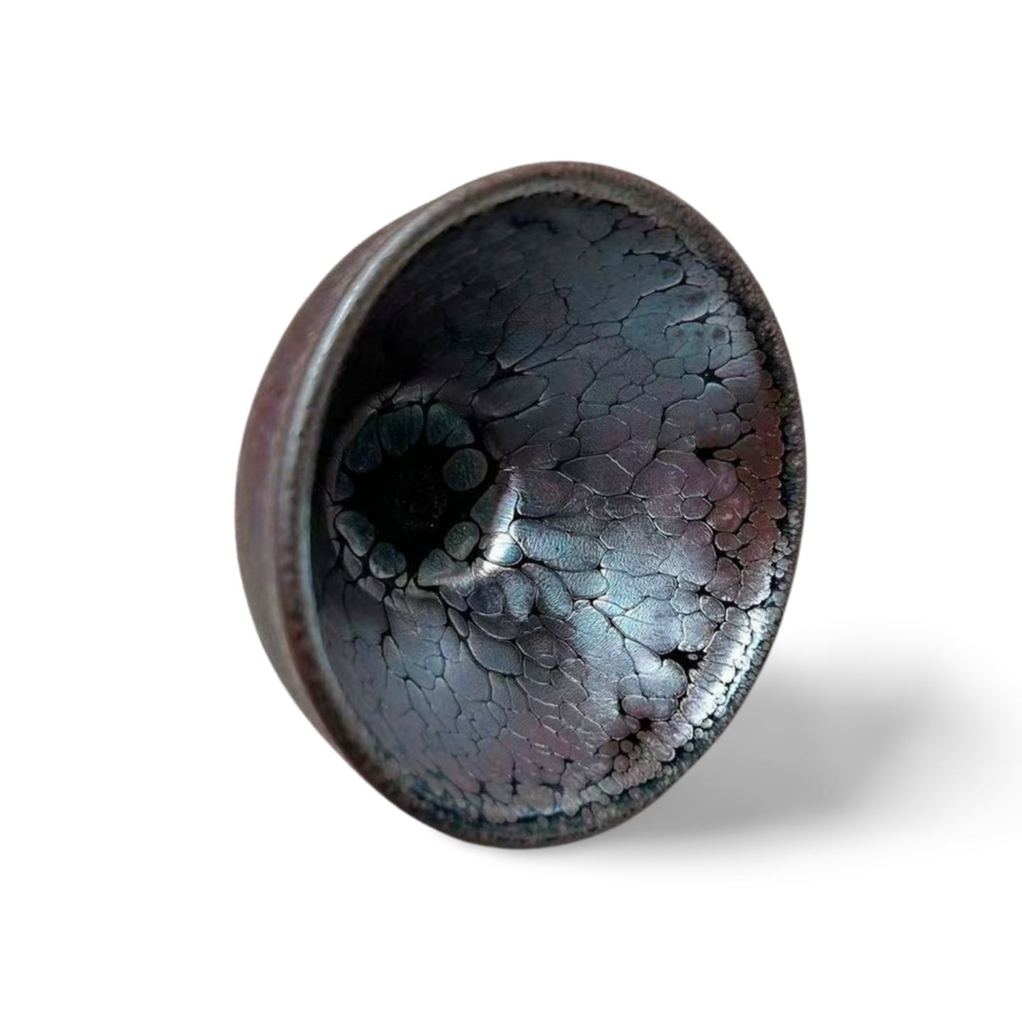 Authentic Tenmoku Teacups - Handcrafted Iron Glaze Ceramics | Free US Shipping