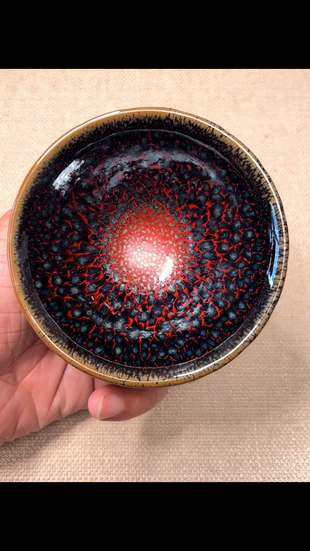 Collectible Tenmoku Tea Bowls - 800-Year-Old Raku Firing Technique | FDA-Approved