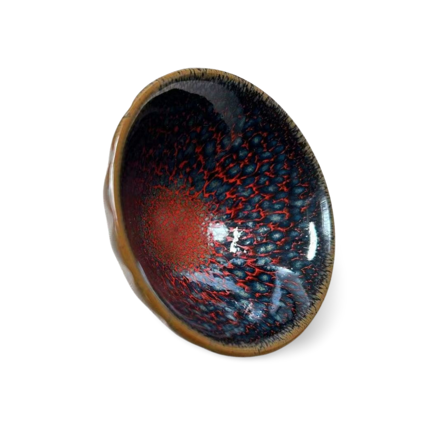 Collectible Tenmoku Tea Bowls - 800-Year-Old Raku Firing Technique | FDA-Approved