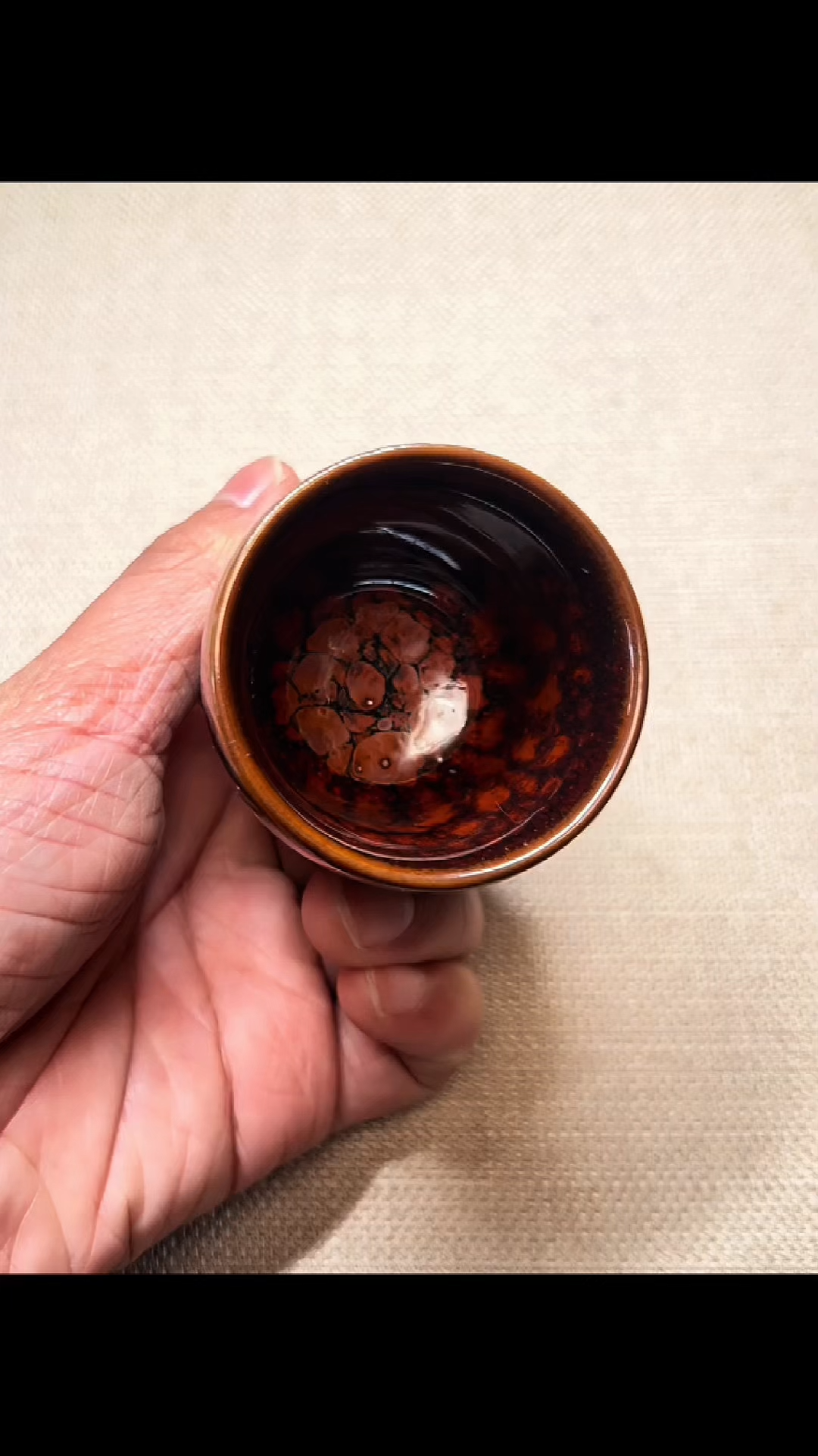 Black Porcelain Jian Zhan Cups with Metallic Shine